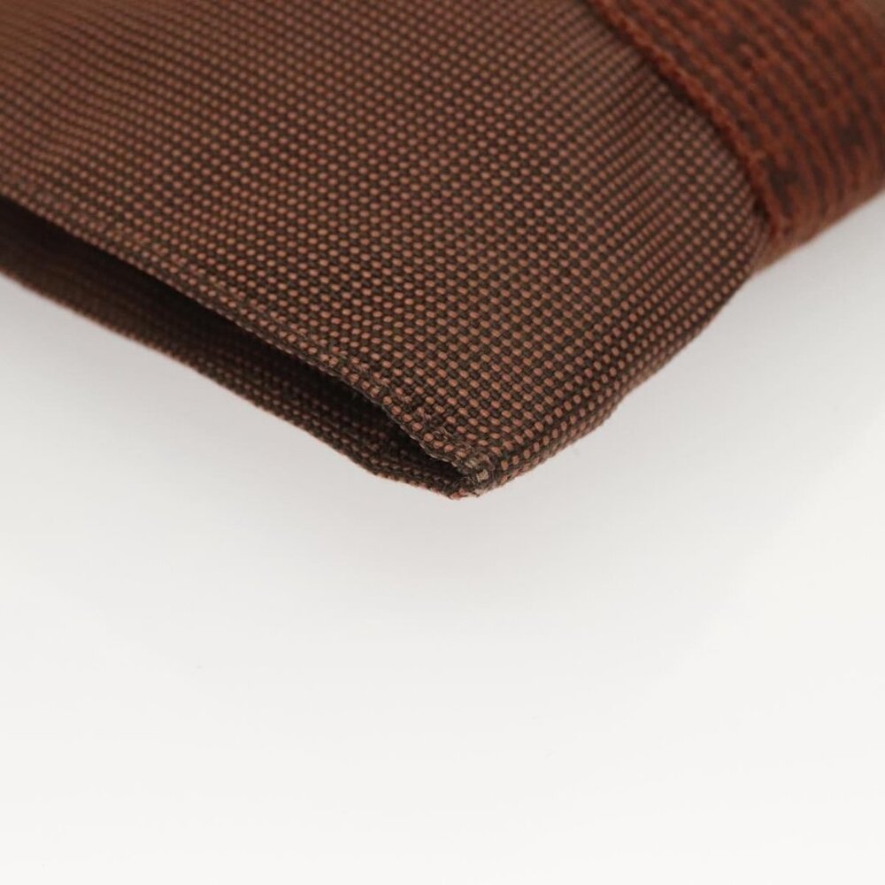 Authentic HERMES Her Line Shoulder Bag Canvas Brown - Picture 16 of 16